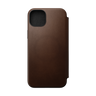 Nomad Modern Leather Folio for iPhone 15 Plus - Brown