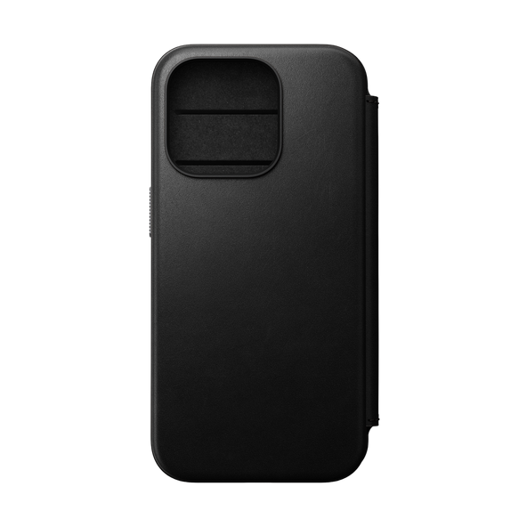 Nomad Modern Leather Folio for iPhone 15 Pro - Black