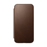 Nomad Modern Leather Folio for iPhone 15 Pro - Brown