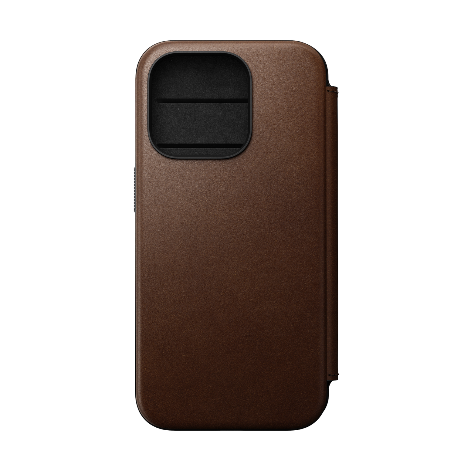 Nomad Modern Leather Folio for iPhone 15 Pro - Brown