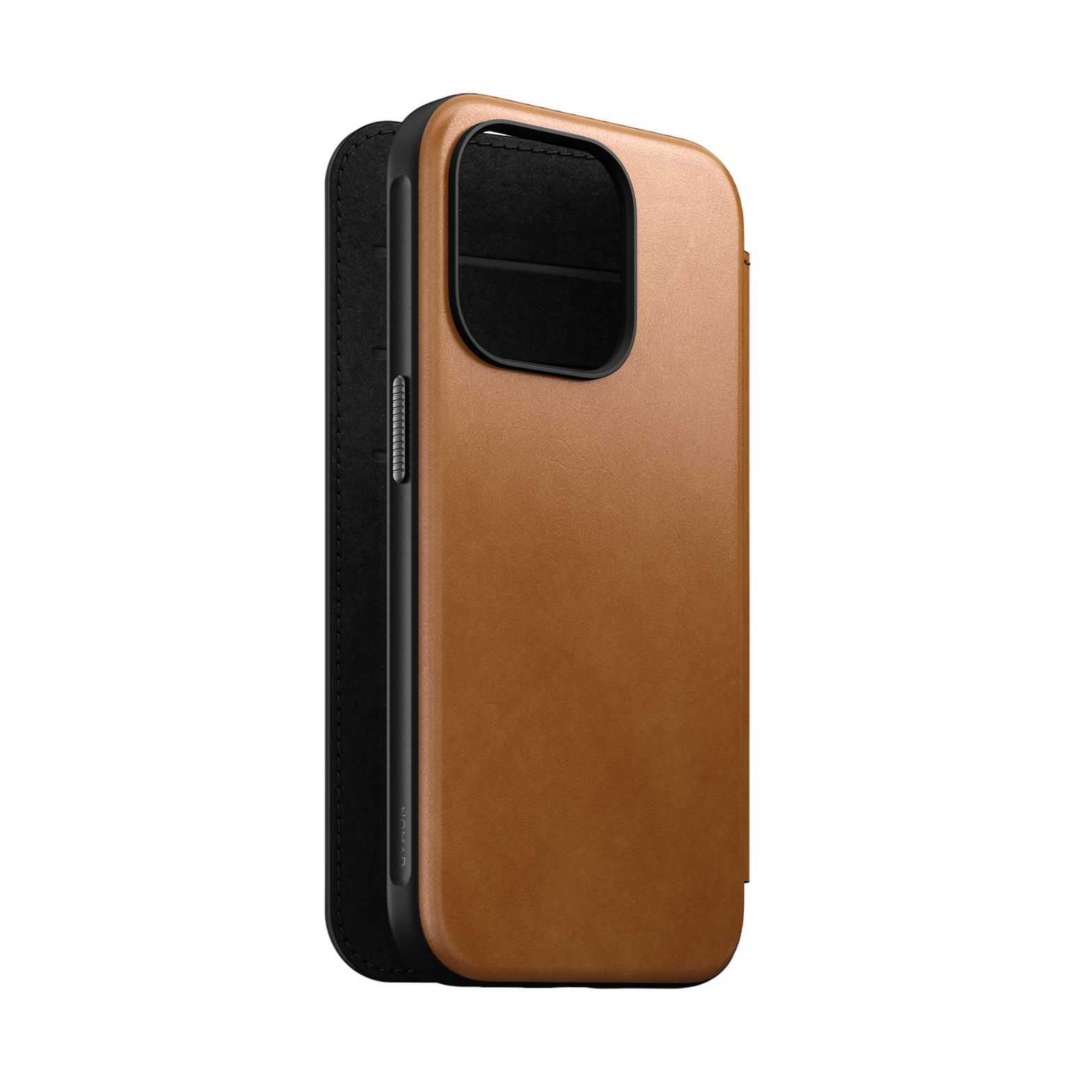 Nomad Modern Leather Folio for iPhone 15 Pro - English Tan - Discontinued