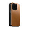 Nomad Modern Leather Folio for iPhone 15 Pro - English Tan - Discontinued