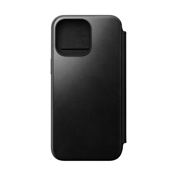 Nomad Modern Folio with Horween Leather for iPhone 15 Pro Max - Black