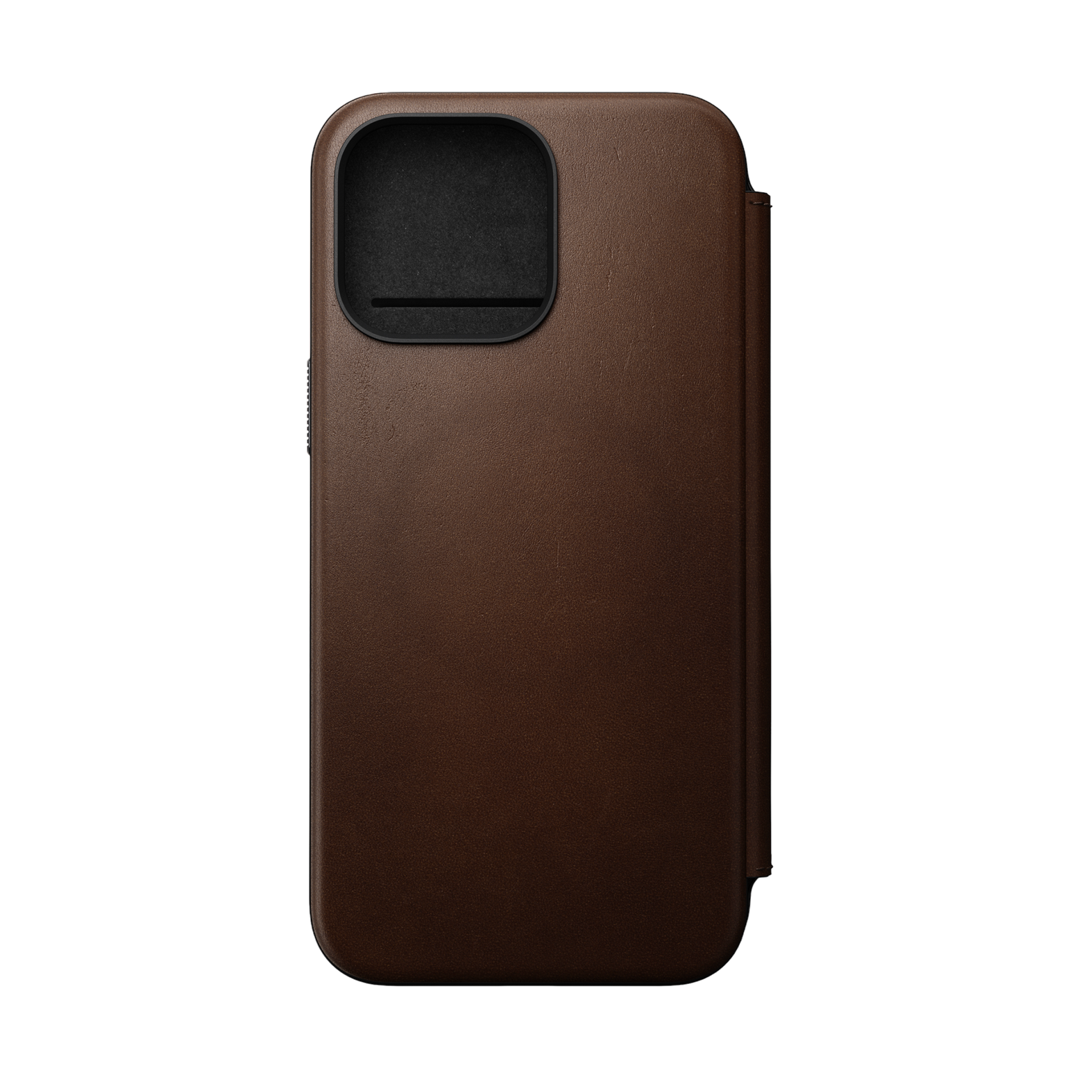 Nomad Modern Leather Folio for iPhone 15 Pro Max - Brown