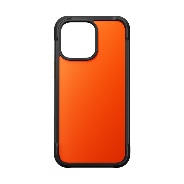 Nomad Rugged Case for iPhone 15 Pro Max - Ultra Orange