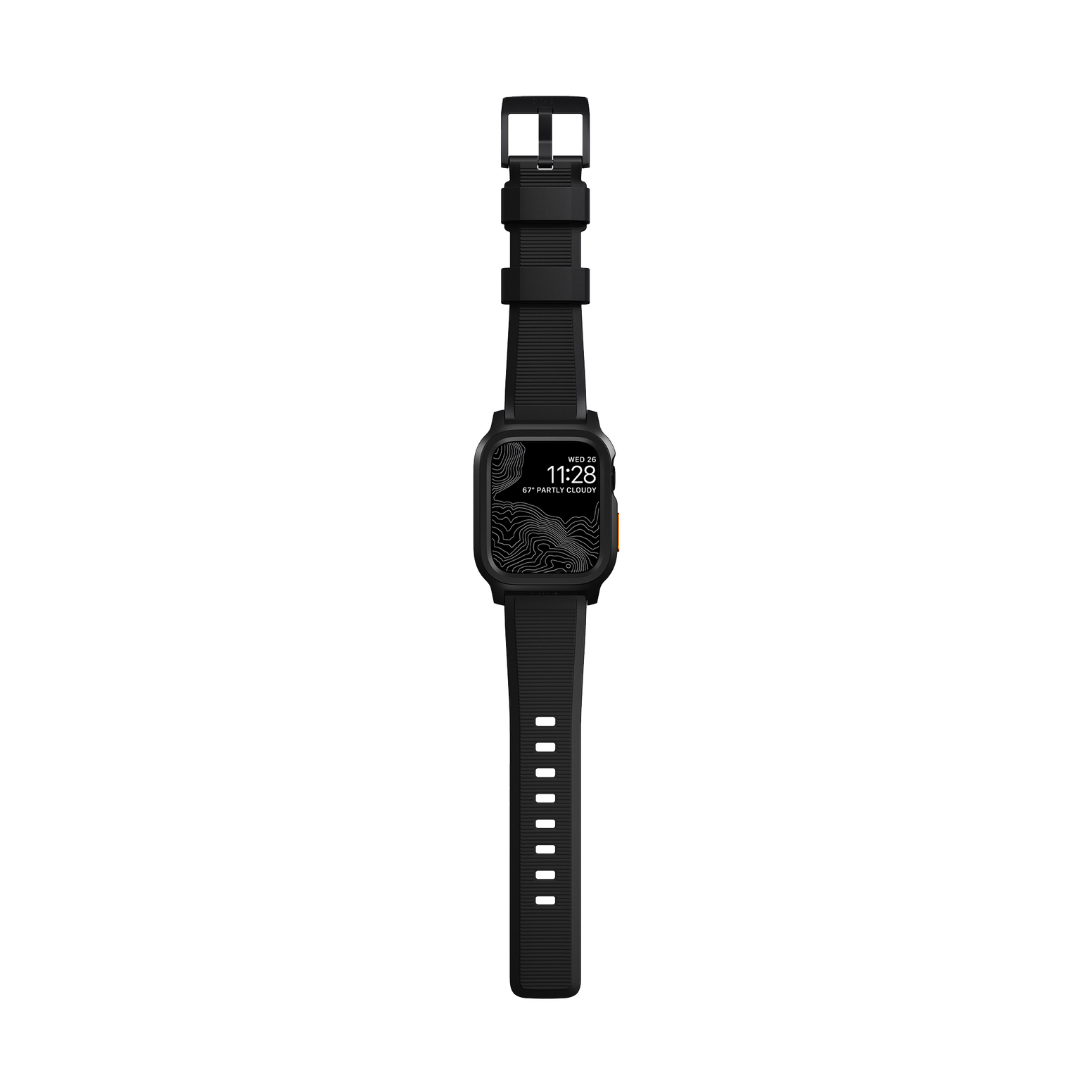 Nomad Rugged Case for Apple Watch - 44/45mm - Black