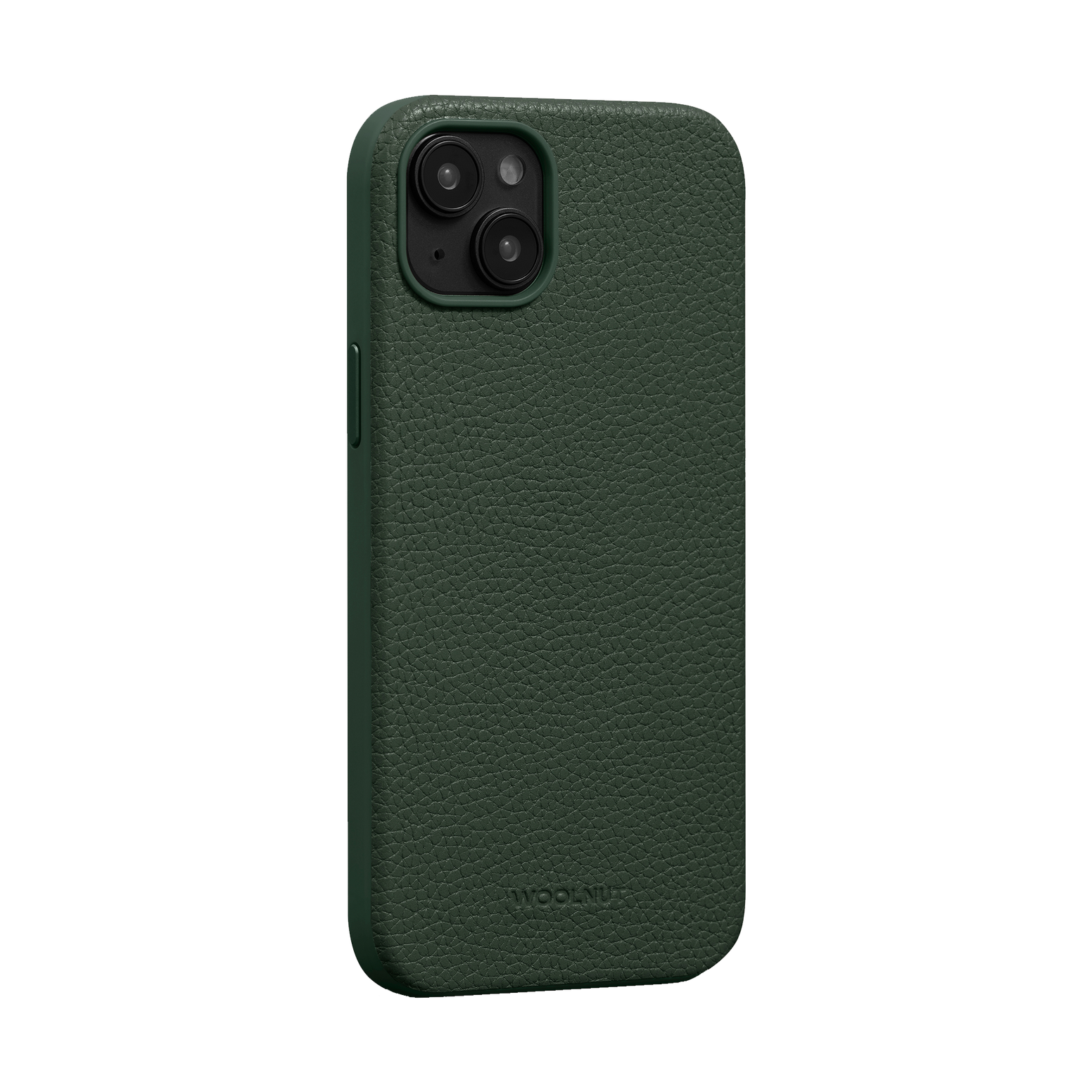 WOOLNUT Leather Case for iPhone 15 Plus - Green