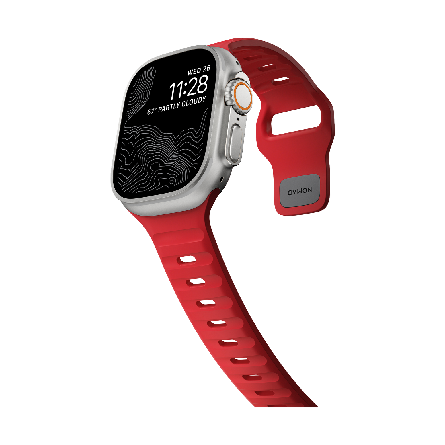 Nomad Sport Band - 45/49mm - Night Watch Red - Limited Edition - Exclusive to MegaMac