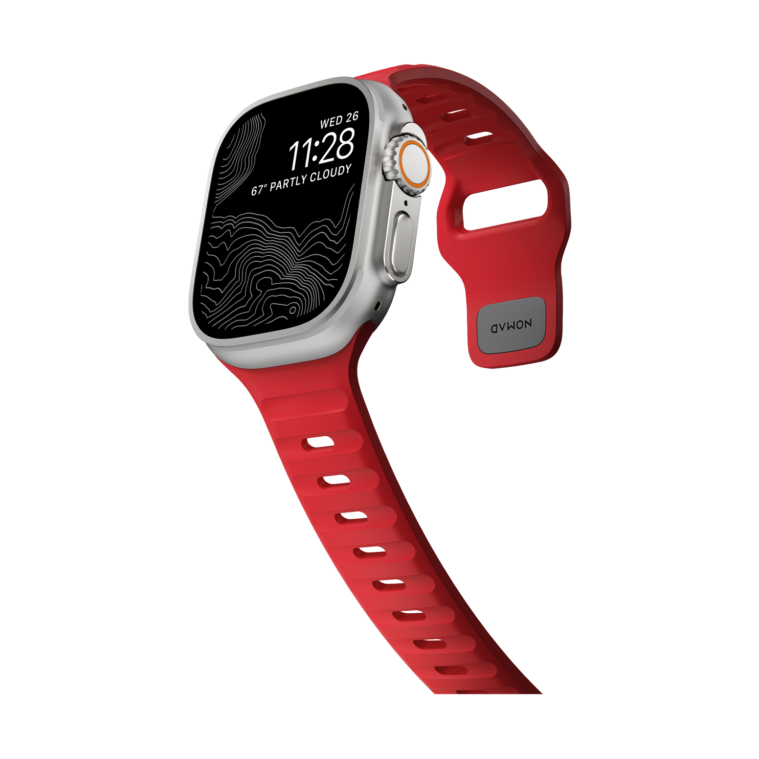 Nomad Sport Band - 45/49mm - Night Watch Red - Limited Edition - Exclusive to MegaMac - Open Box