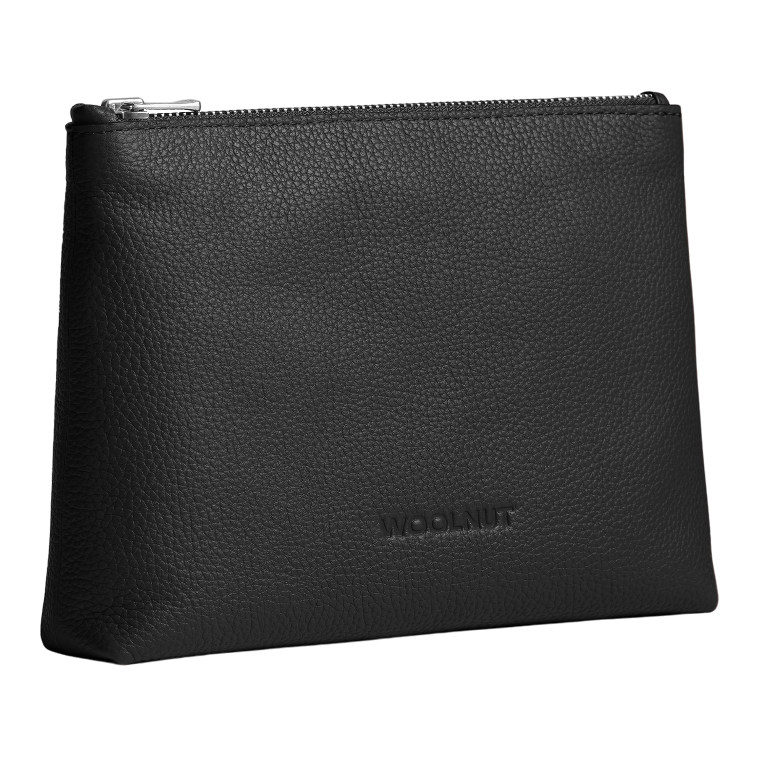 WOOLNUT Leather Pouch - Black