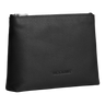 WOOLNUT Leather Pouch - Black
