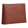 WOOLNUT Leather Pouch - Cognac