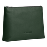 WOOLNUT Leather Pouch - Green