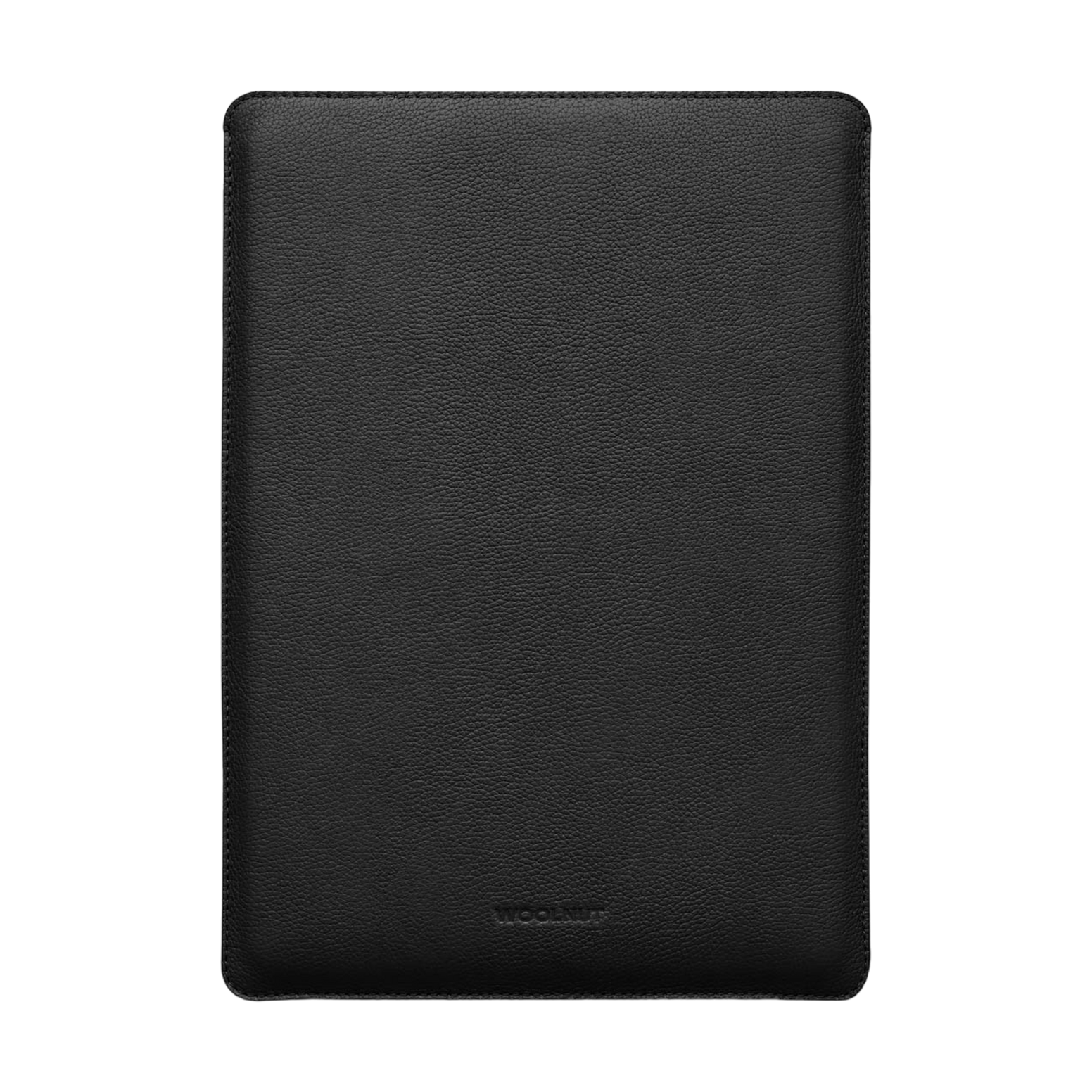 WOOLNUT Leather Sleeve for 15-inch MacBook Air - Black