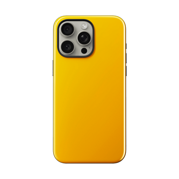 Nomad Sport Case for iPhone 15 Pro Max - Racing Yellow  - Limited Edition - Exclusive to MegaMac - Discontinued