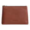 WOOLNUT Leather Pouch - Cognac