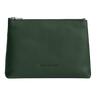 WOOLNUT Leather Pouch - Green