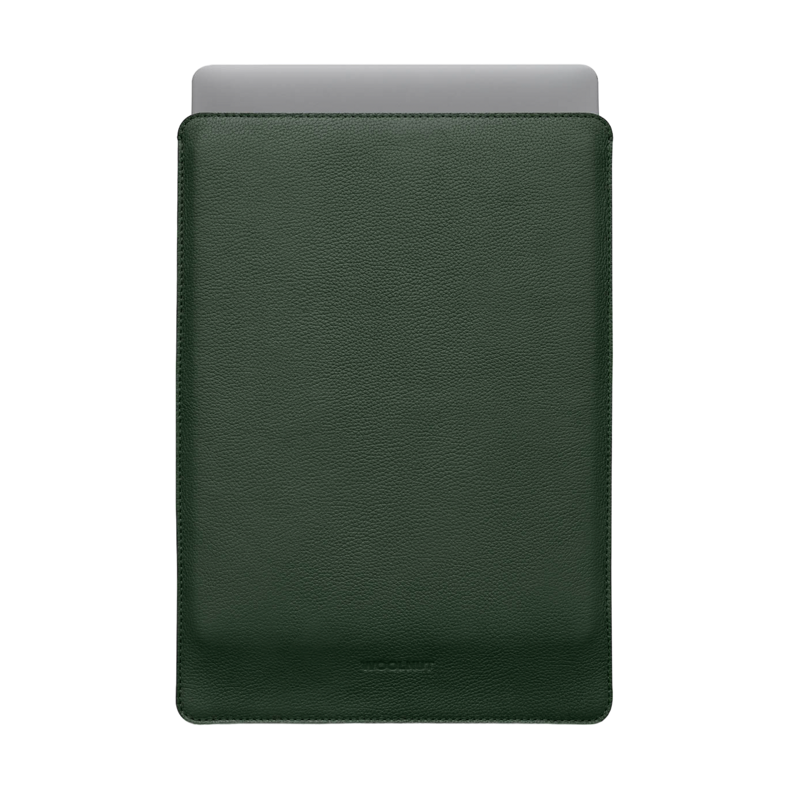 WOOLNUT Leather Sleeve for 15-Inch MacBook Air - Green