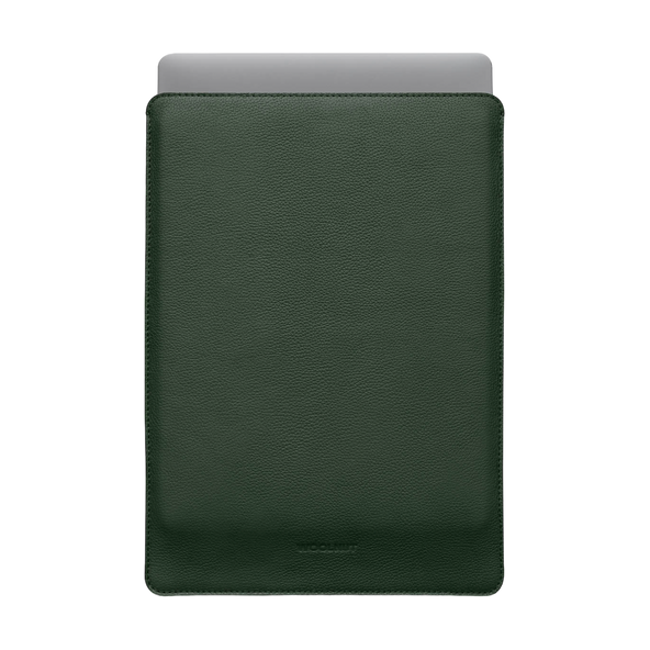 WOOLNUT Leather Sleeve for 15-Inch MacBook Air - Green