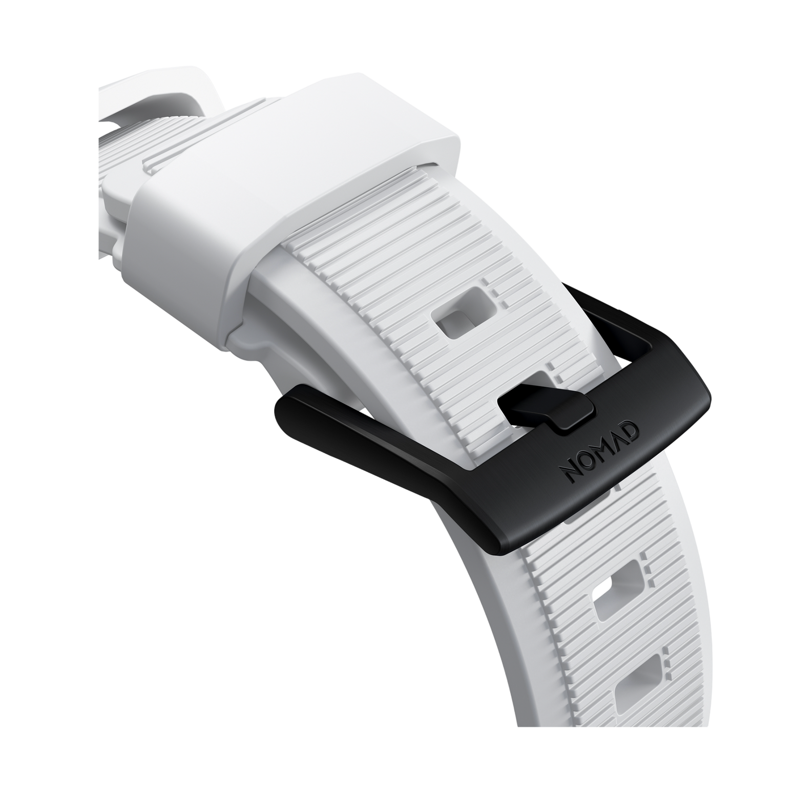 Nomad Rugged Band - 45/49mm - White - Black Hardware - Limited Edition - Exclusive to MegaMac - Discontinued