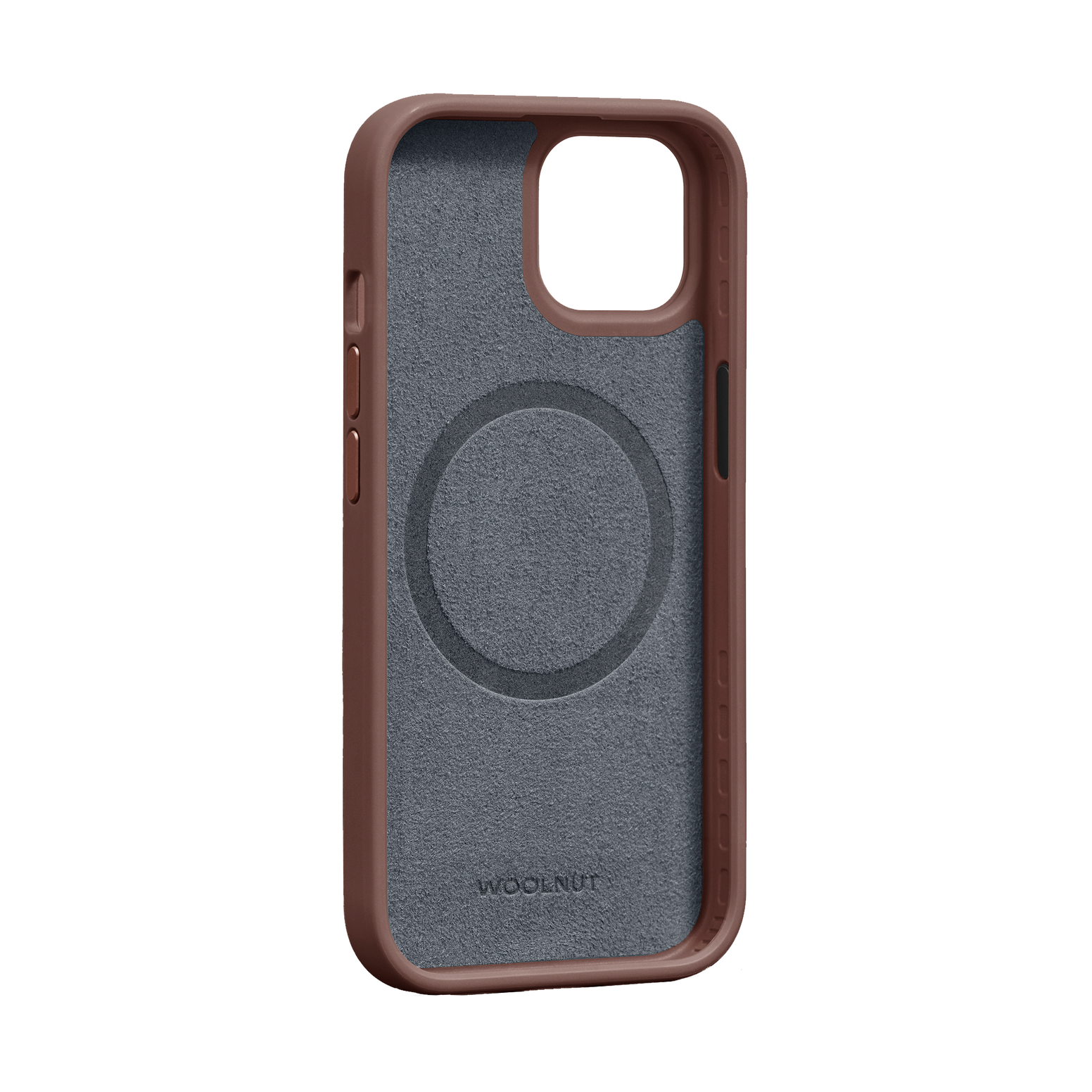 WOOLNUT Leather Case for iPhone 15 - Cognac