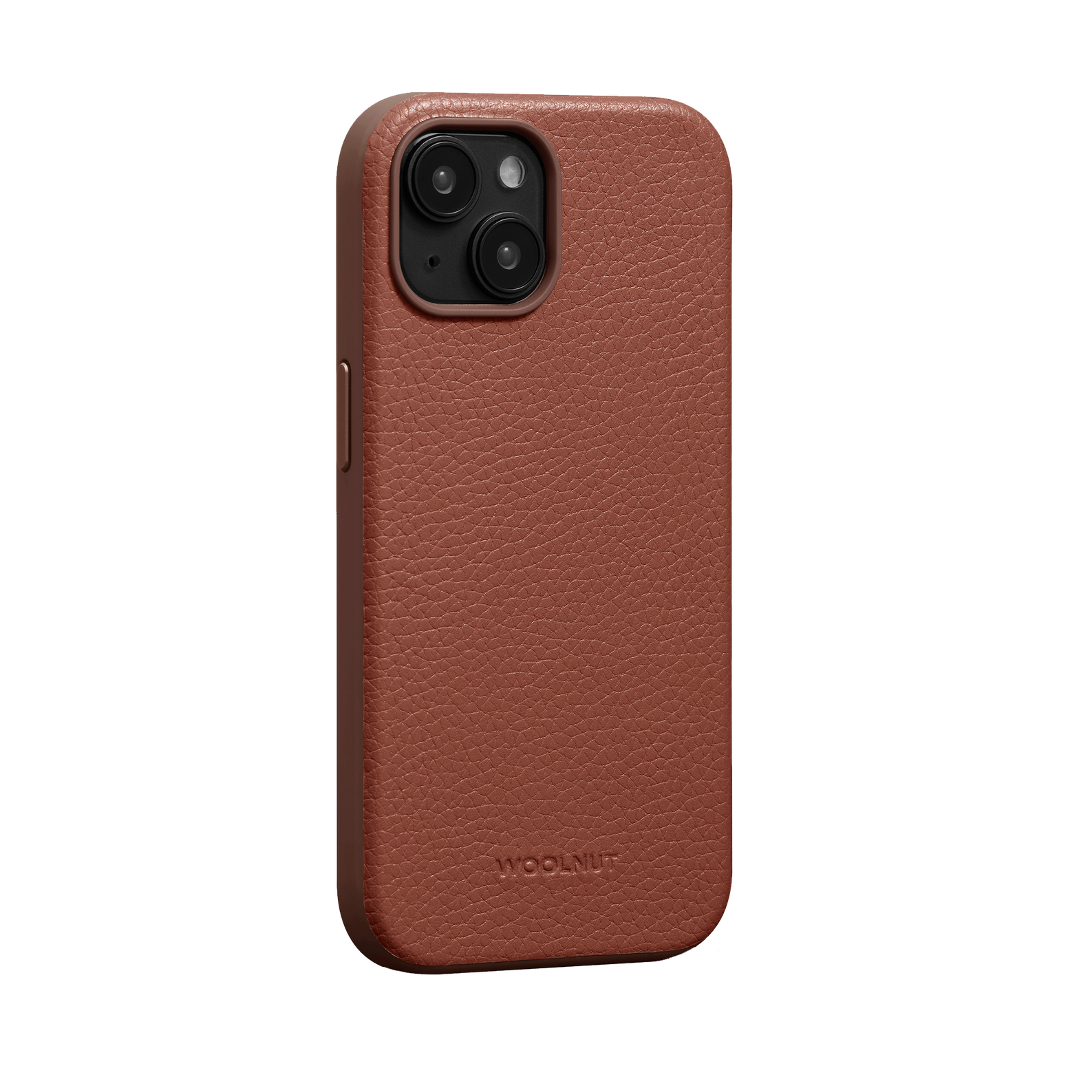 WOOLNUT Leather Case for iPhone 15 - Cognac