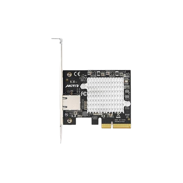 AKiTiO 5-Speed 10Gb/s Ethernet PCIe Network Adapter Expansion Card