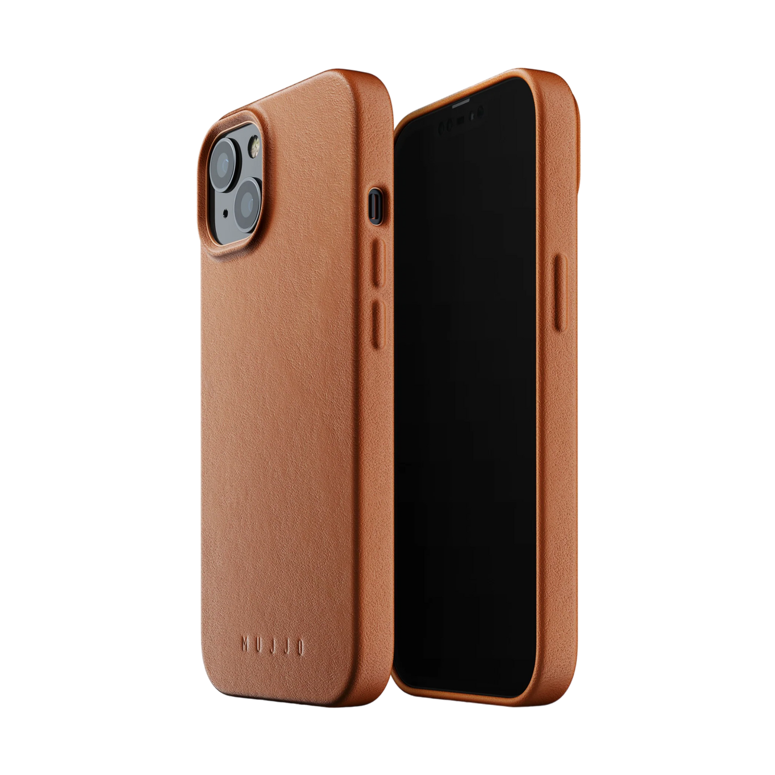 Mujjo Full Leather Case for iPhone 13 - Tan