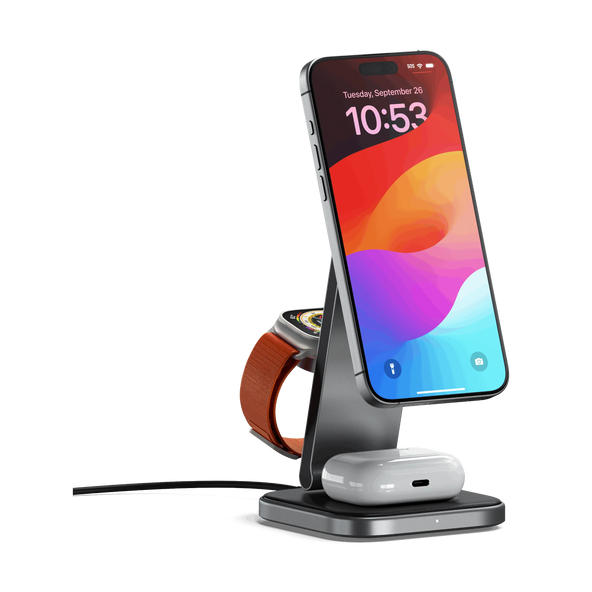 Satechi 3-in-1 Foldable Qi2 Wireless Charging Stand