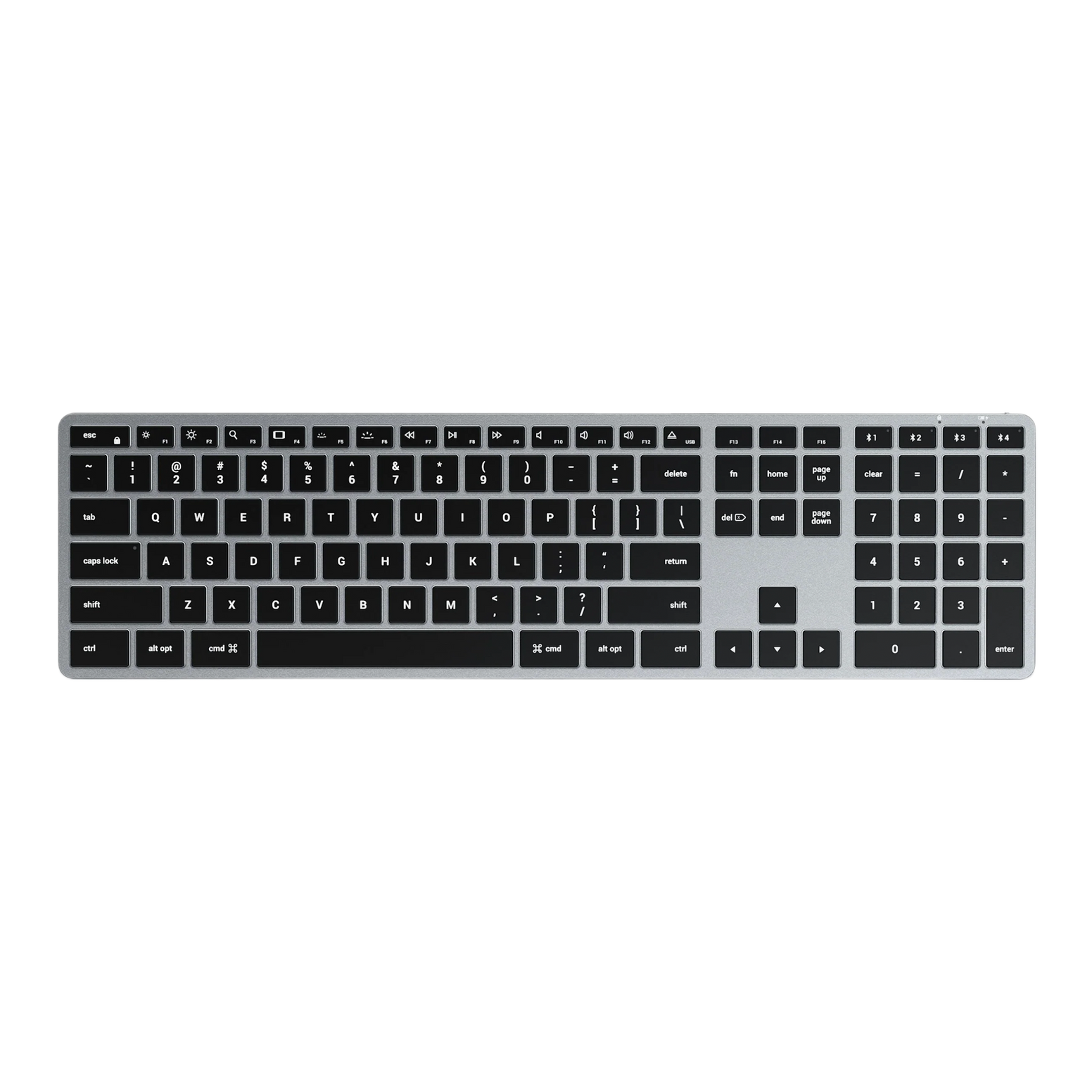 Satechi Slim X3 Bluetooth Backlit Keyboard - Space Grey