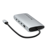 Satechi USB-C Multiport Adapter 8K With Ethernet V3 - Silver