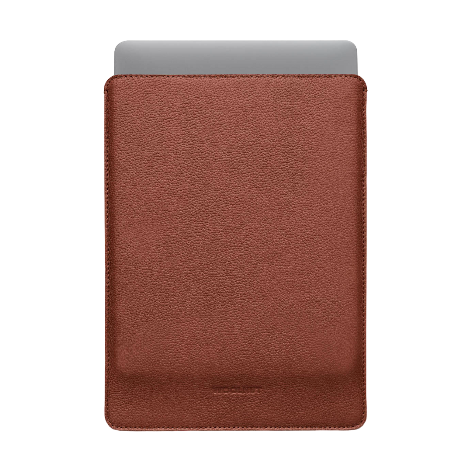WOOLNUT Leather Sleeve for 14-inch MacBook Pro - Cognac
