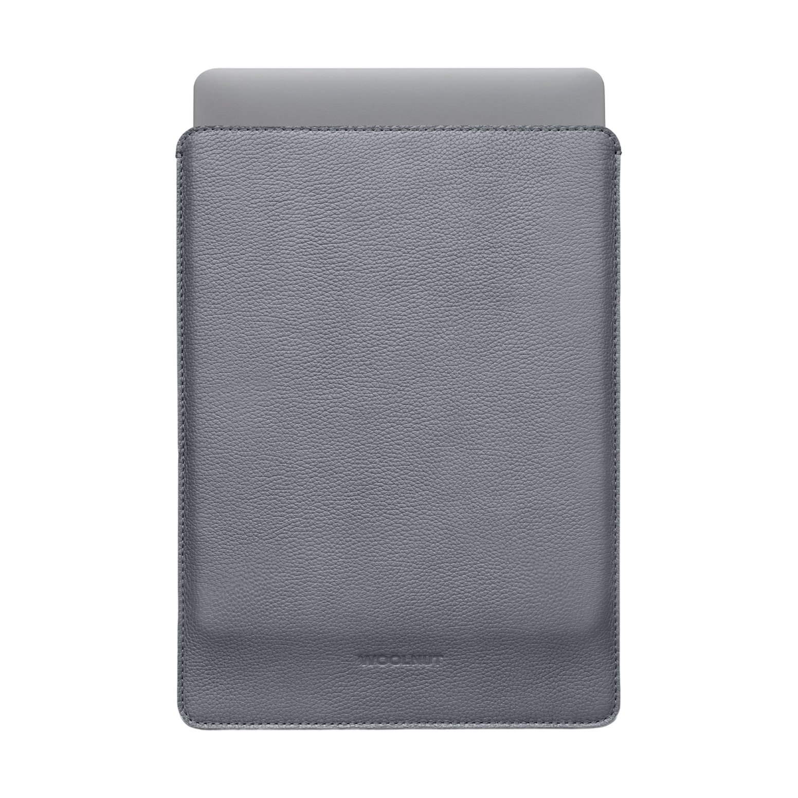 WOOLNUT Leather Sleeve for 14-inch MacBook Pro - Grey