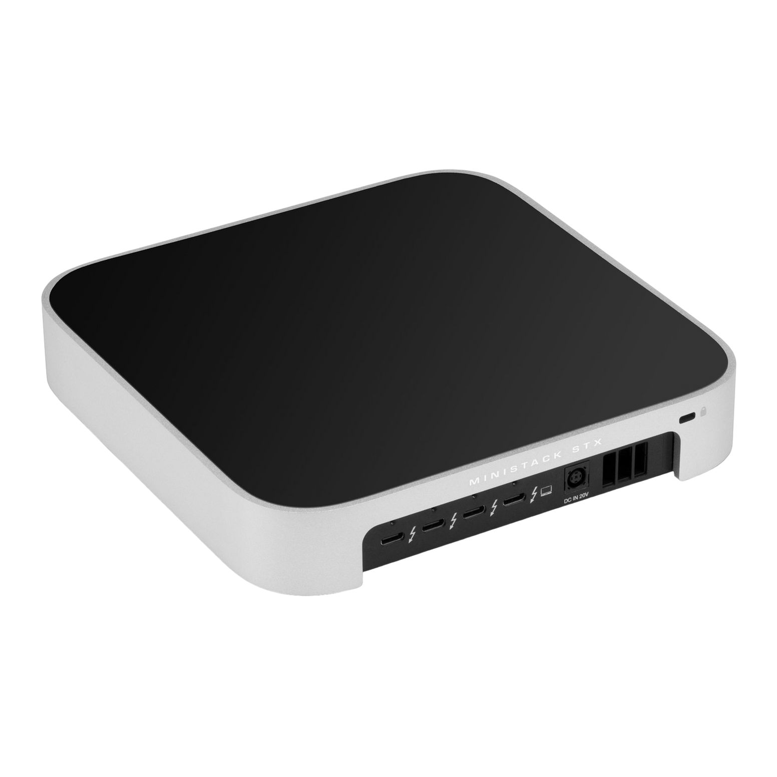 OWC 12TB HDD miniStack STX Stackable Storage and Thunderbolt Hub Xpansion Solution - Silver