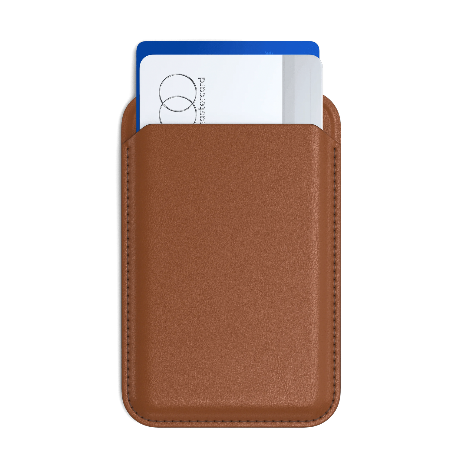 Satechi Vegan Leather Magnetic Wallet Stand - Brown