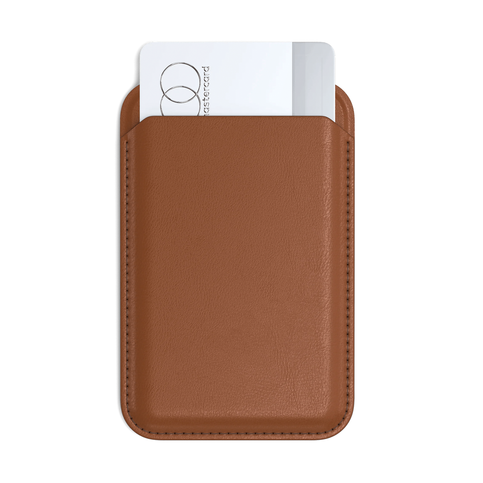 Satechi Vegan Leather Magnetic Wallet Stand - Brown