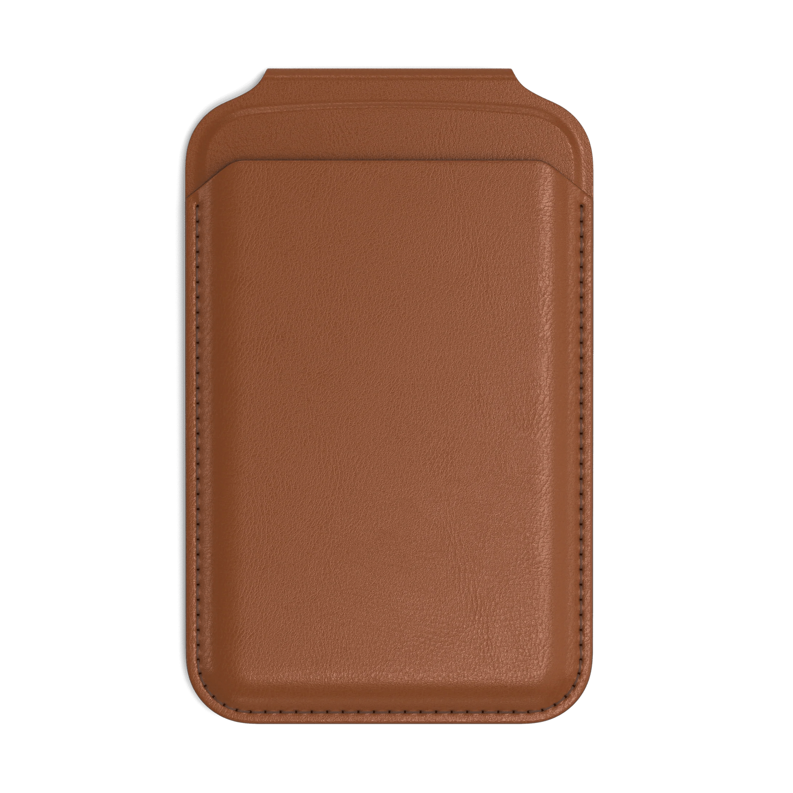Satechi Vegan Leather Magnetic Wallet Stand - Brown
