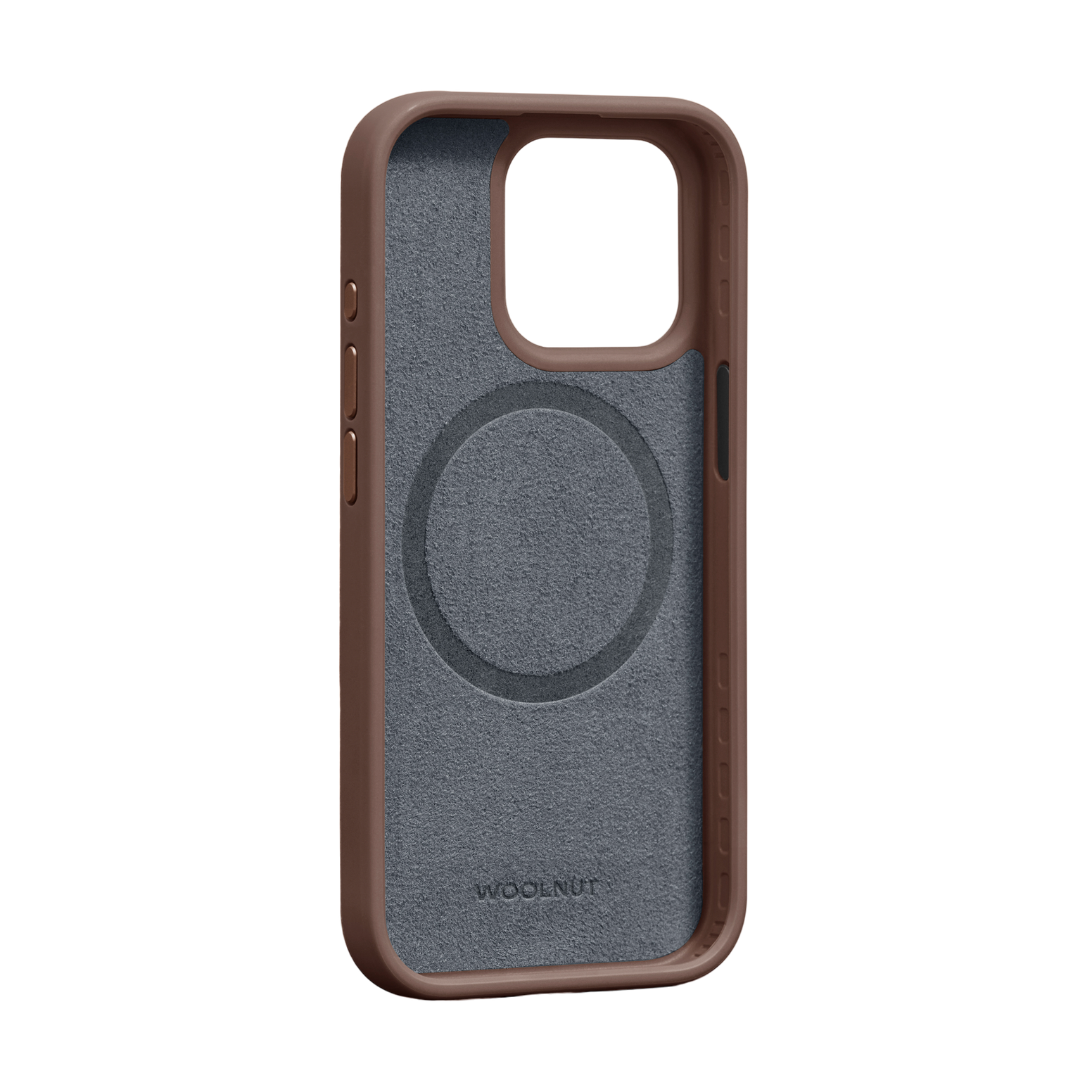 WOOLNUT Leather Case for iPhone 15 Pro - Cognac