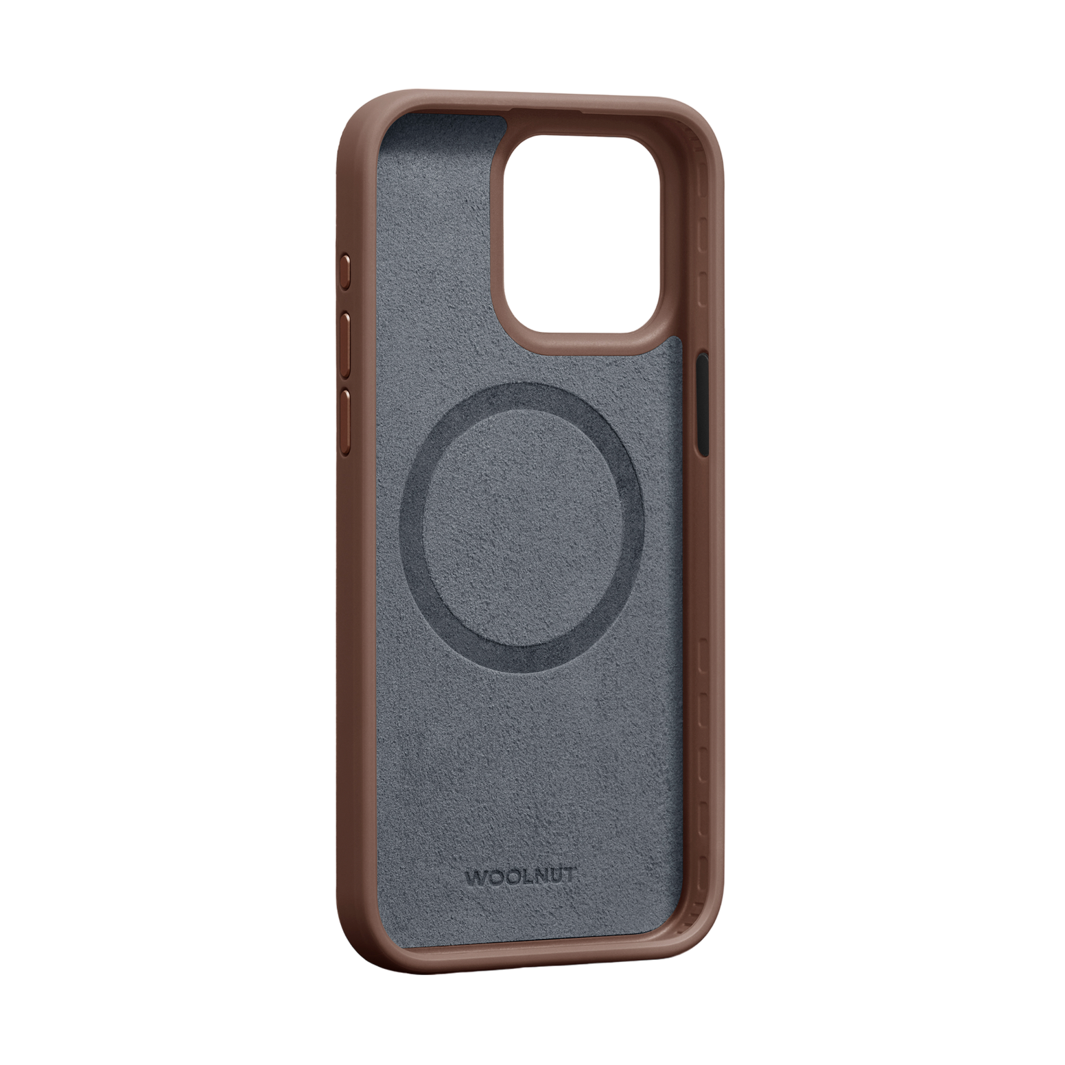 WOOLNUT Leather Case for iPhone 15 Pro Max - Cognac