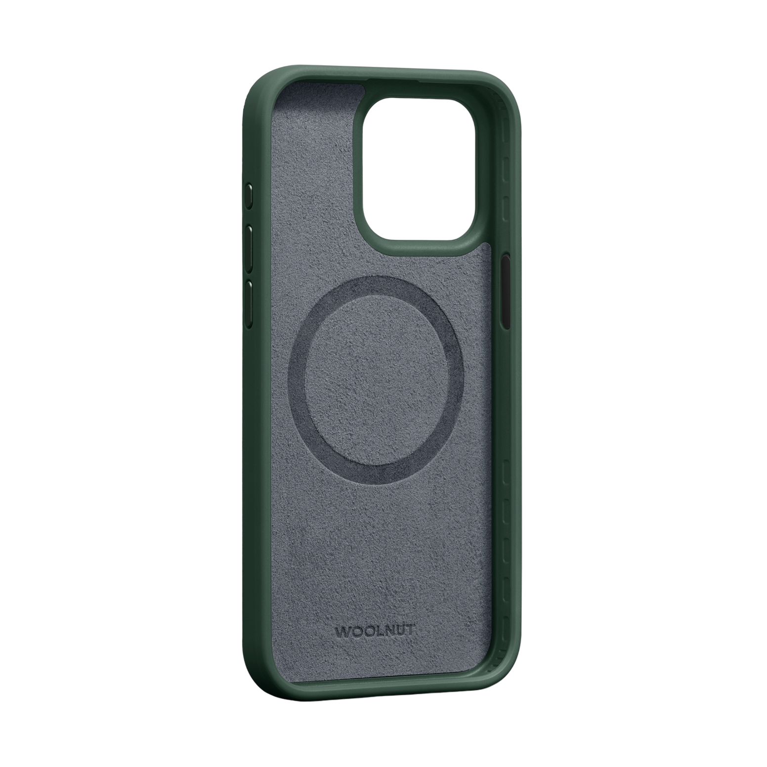 WOOLNUT Leather Case for iPhone 15 Pro Max - Green