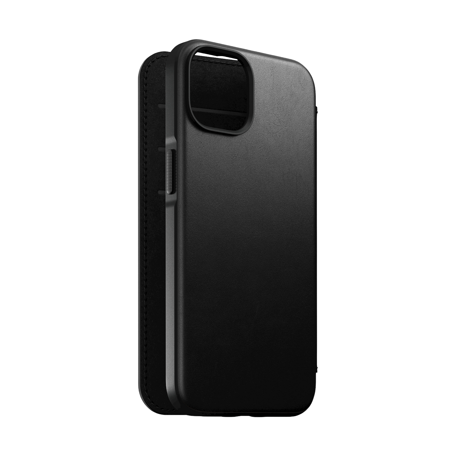 Nomad Modern Leather Folio for iPhone 14 - Black - Discontinued