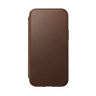 Nomad Modern MagSafe Folio with Horween Leather for iPhone 13 mini - Rustic Brown - Discontinued