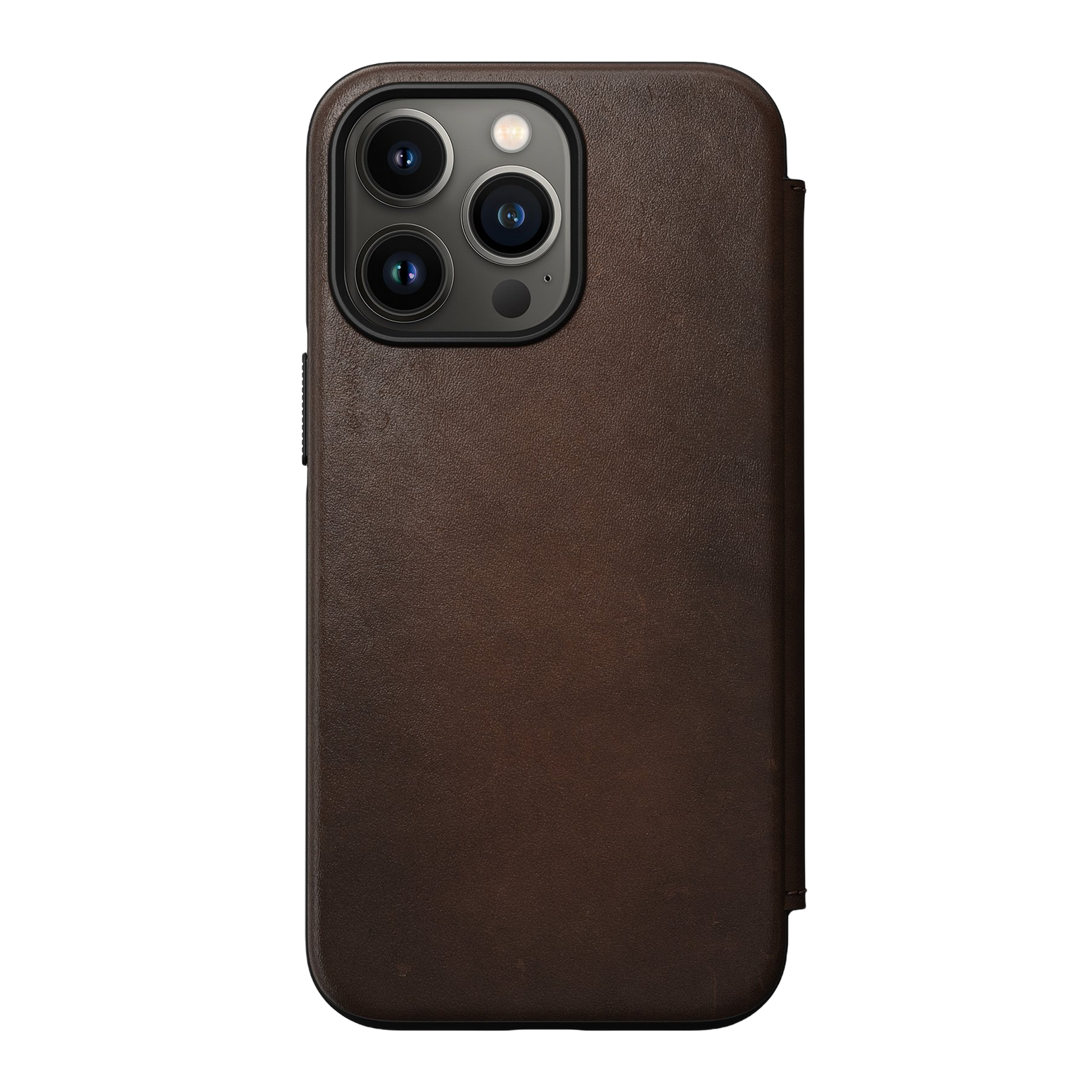 Nomad Modern MagSafe Folio with Horween Leather for iPhone 13 Pro - Rustic Brown - Discontinued