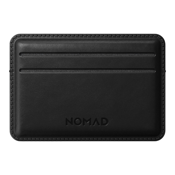Nomad Horween Leather Card Wallet - Black - Discontinued