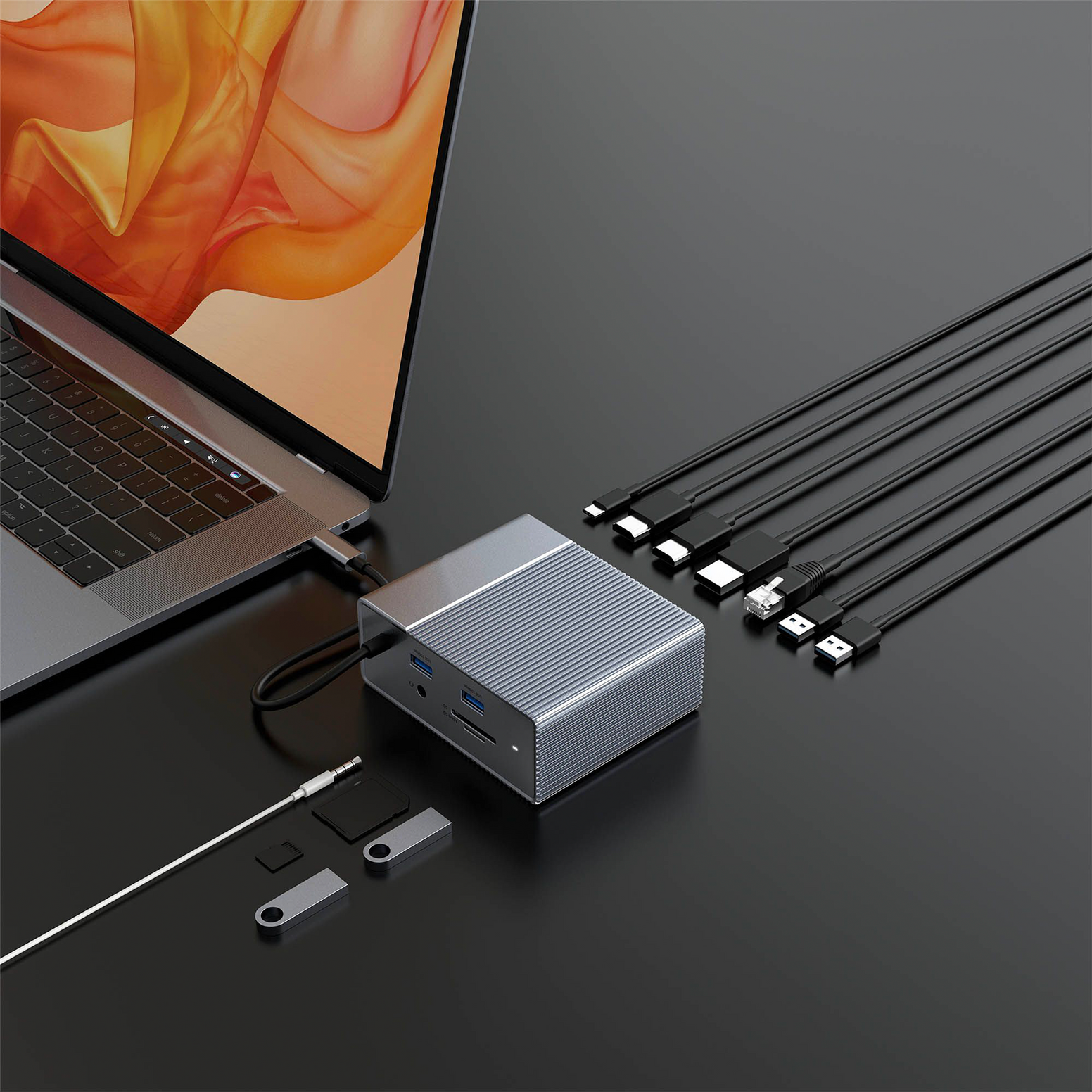 HyperDrive GEN2 12-in-1 USB C Hub - Silver - Discontinued