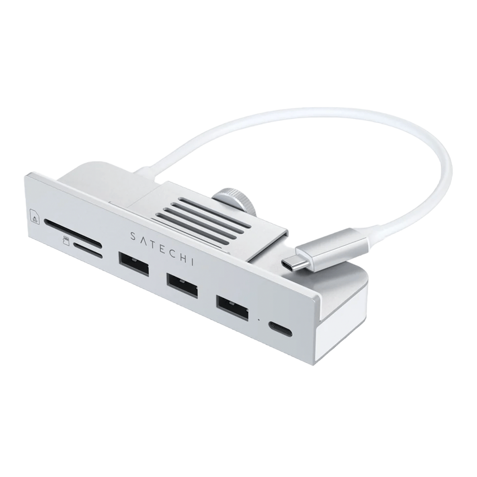 Satechi USB-C Clamp Hub for 24-inch iMac - Silver