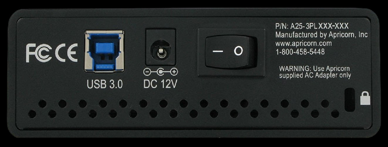 Apricorn 2TB HDD Aegis Padlock DT - USB 3.0 Desktop Drive - Discontinued