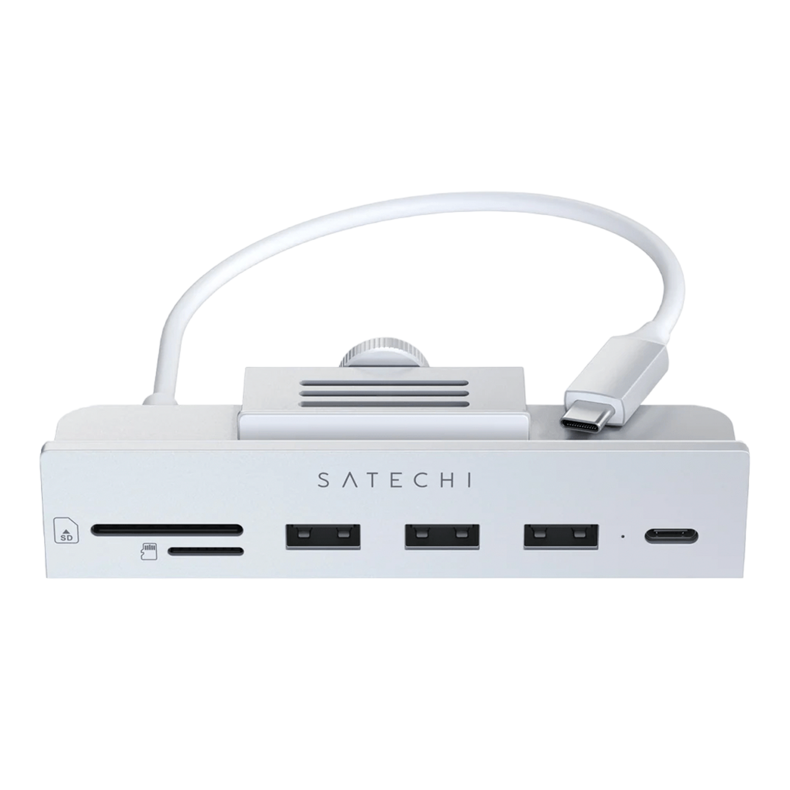 Satechi USB-C Clamp Hub for 24-inch iMac - Silver