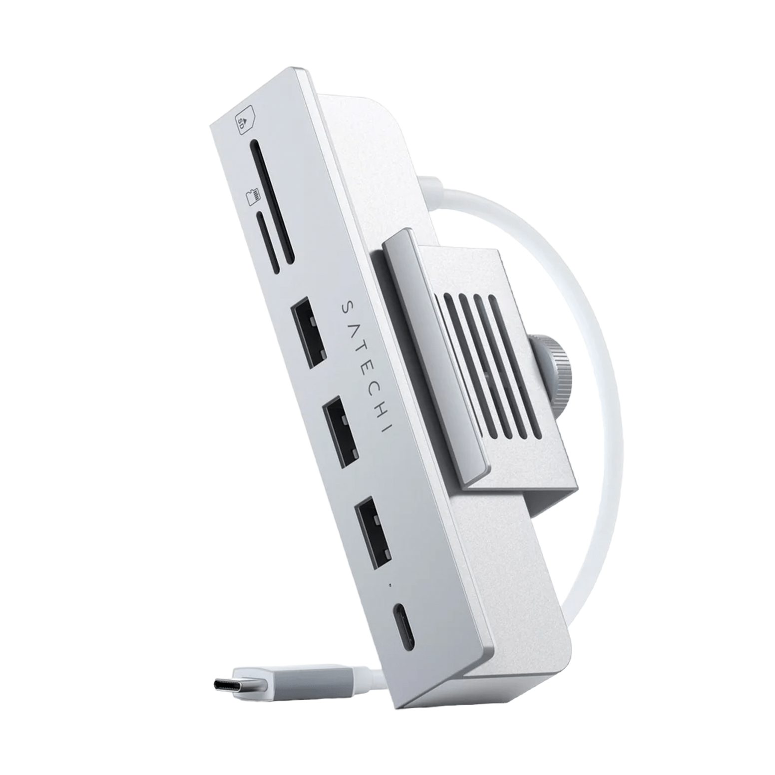 Satechi USB-C Clamp Hub for 24-inch iMac - Silver