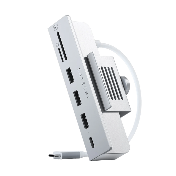 Satechi USB-C Clamp Hub for 24-inch iMac - Silver